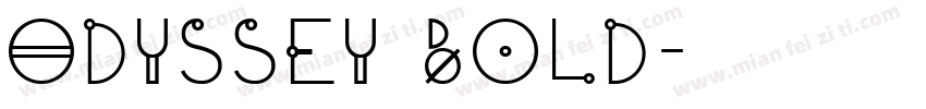 Odyssey Bold字体转换